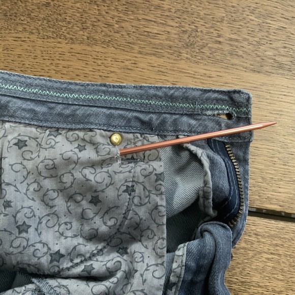 Stitch's Black Label Denim FOX Blue Gray Skinny Zipper Fly Cowgirl Jeans 29 33L - Picture 11 of 11